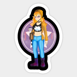 Leia Angel Sticker